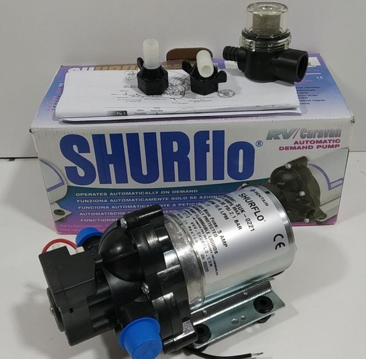 Bomba automática SHURflo 10 litros por minuto