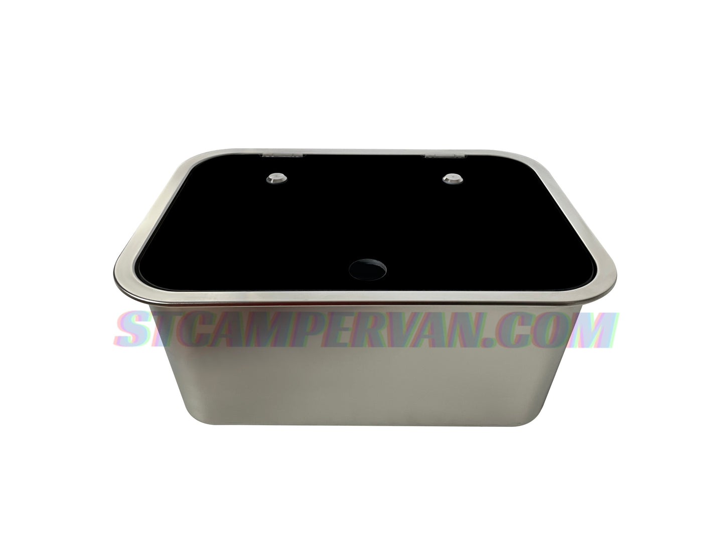 Fregadero con tapa pequeño ideal para camper o caravana