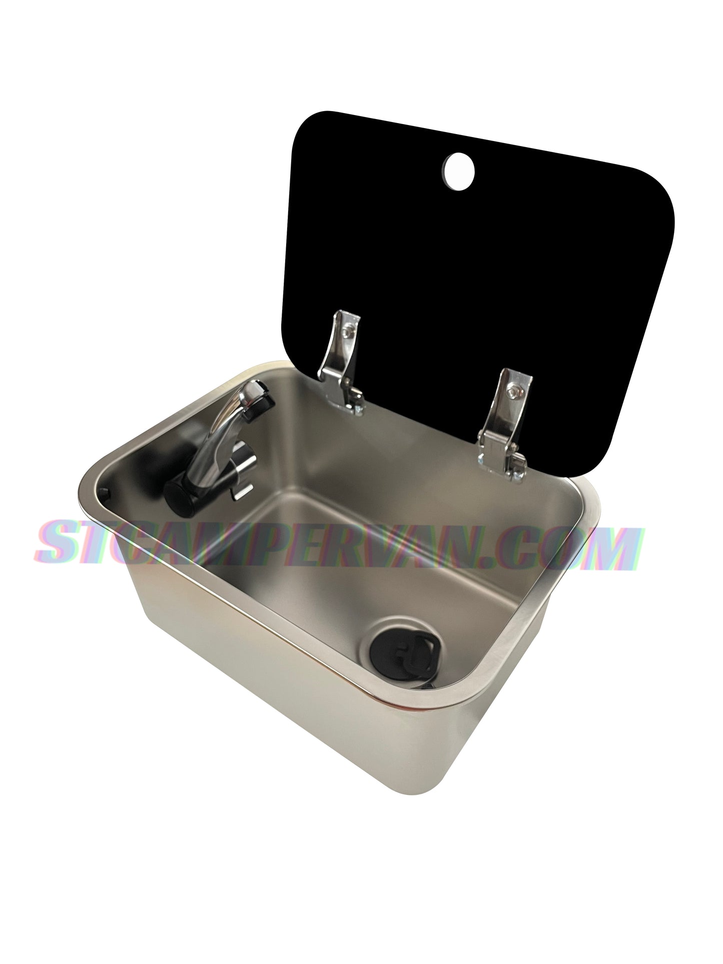 Fregadero con tapa pequeño ideal para camper o caravana