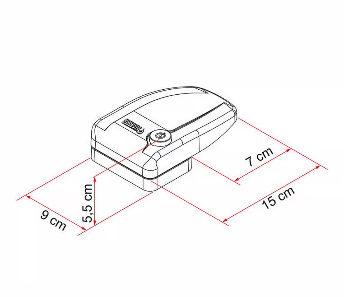 Fiamma Safe Door 3 cierres seguridad aluminio blanco