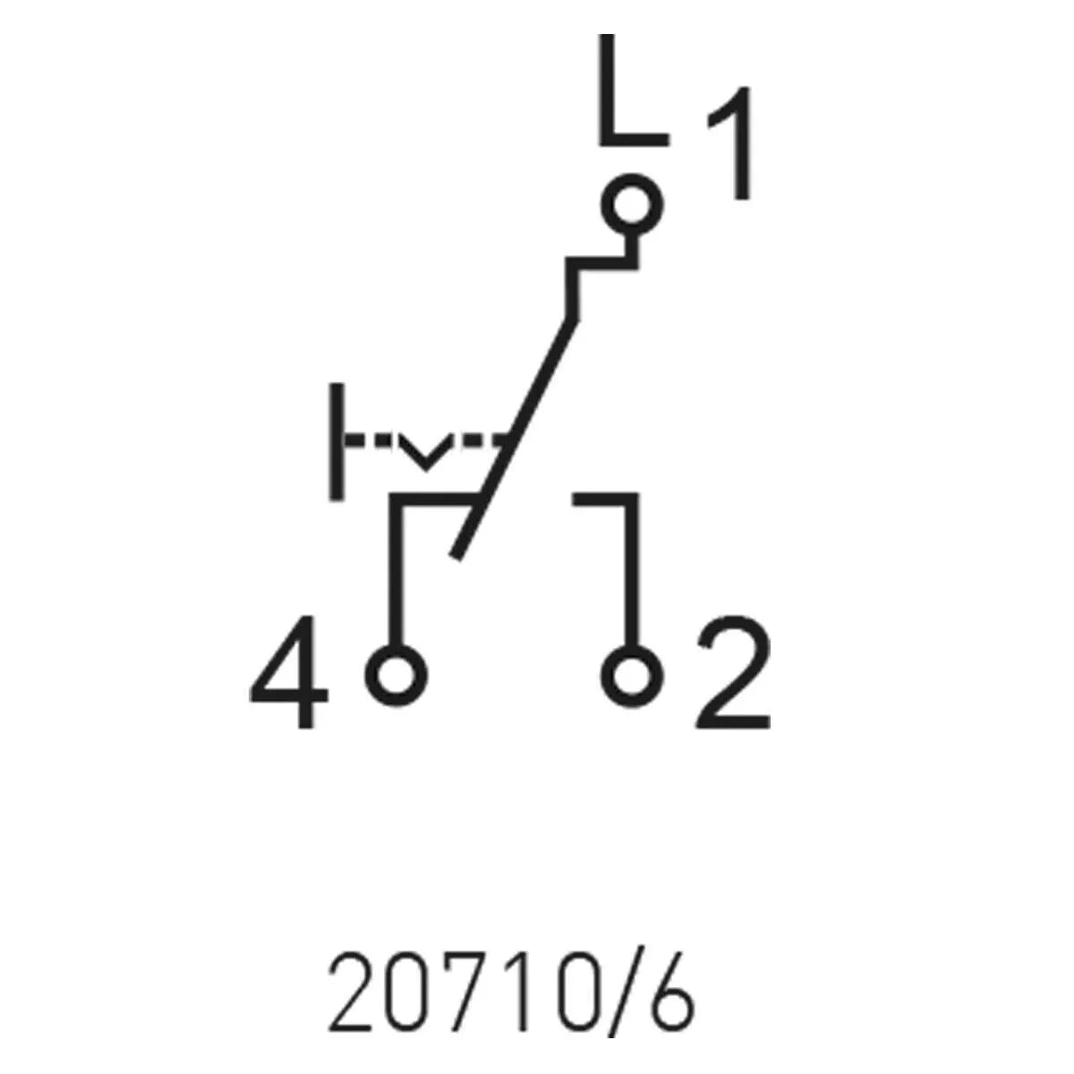 Interruptor conmutador 12V CBE gris