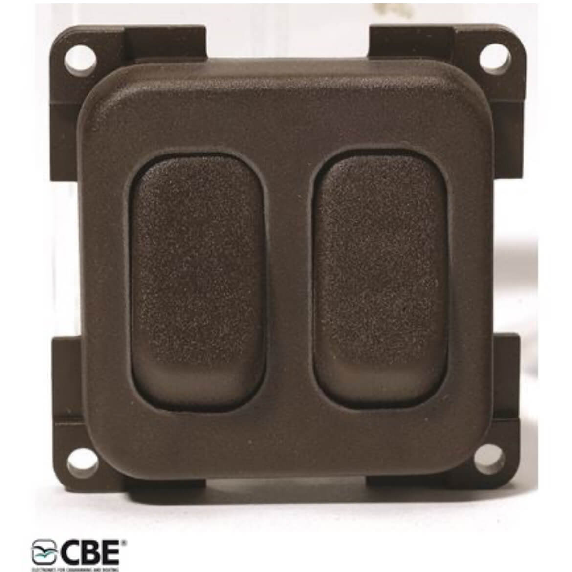 Interruptor conmutador doble 12V CBE gris