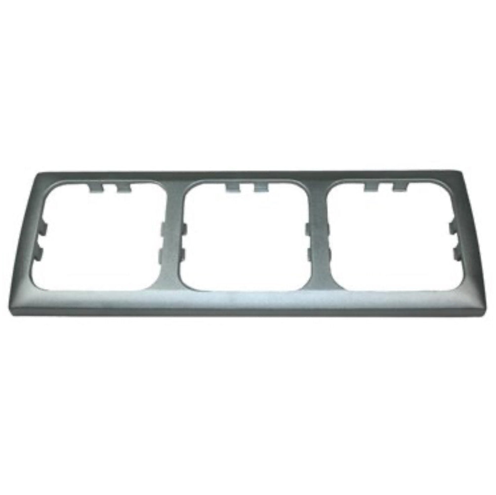 Marco triple CBE color plata camper