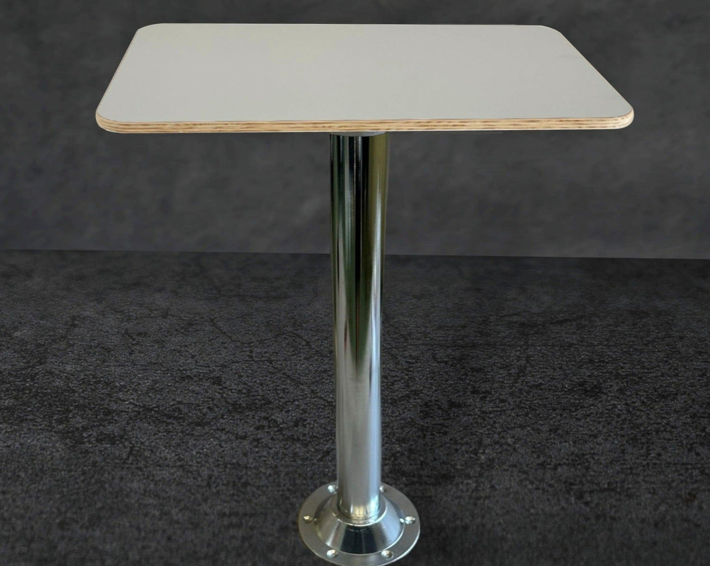 Pata de mesa extraíble tipo Fiamma con bases camper.