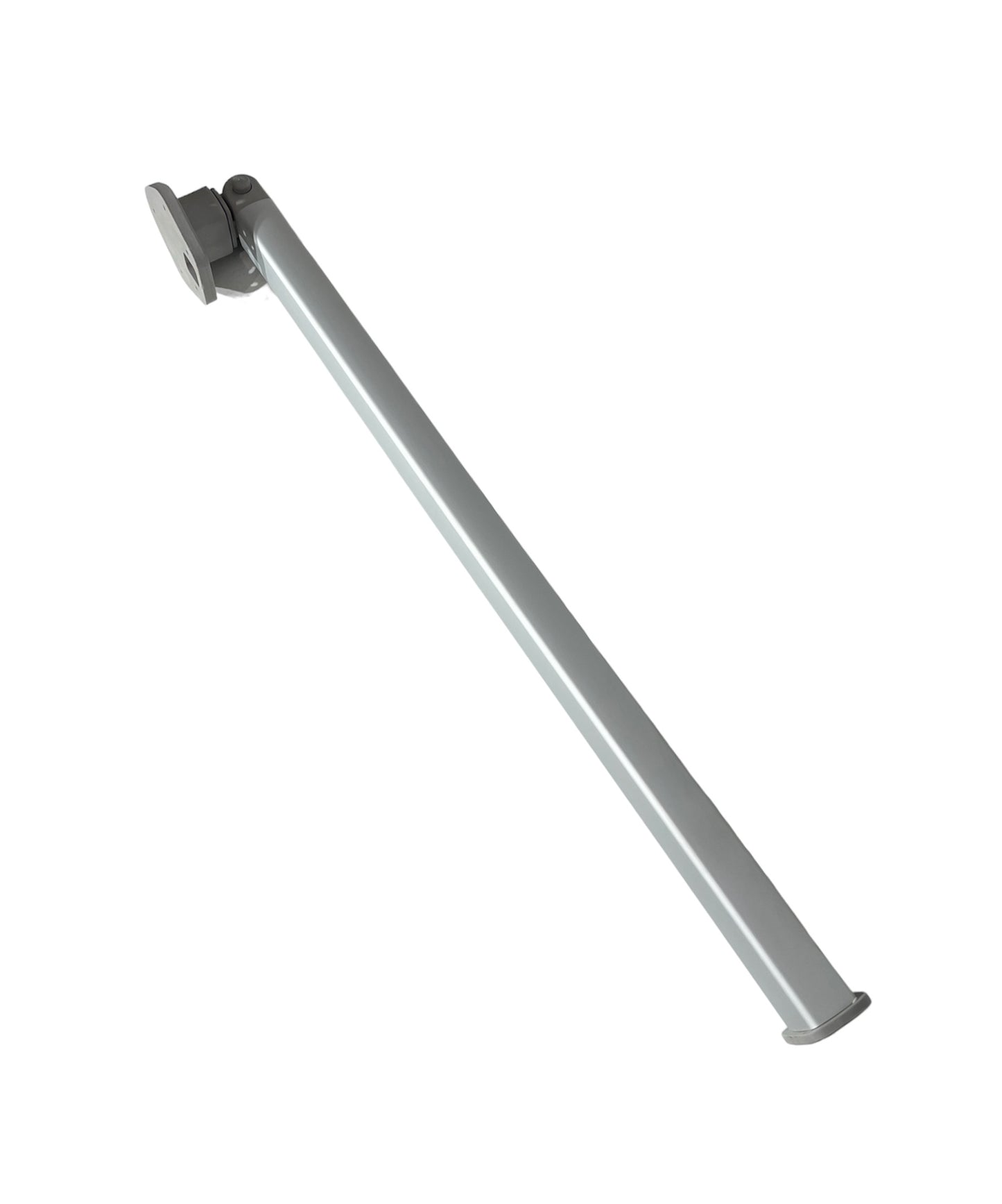 Pata mesa plegable aluminio 72 cm gris para camper.