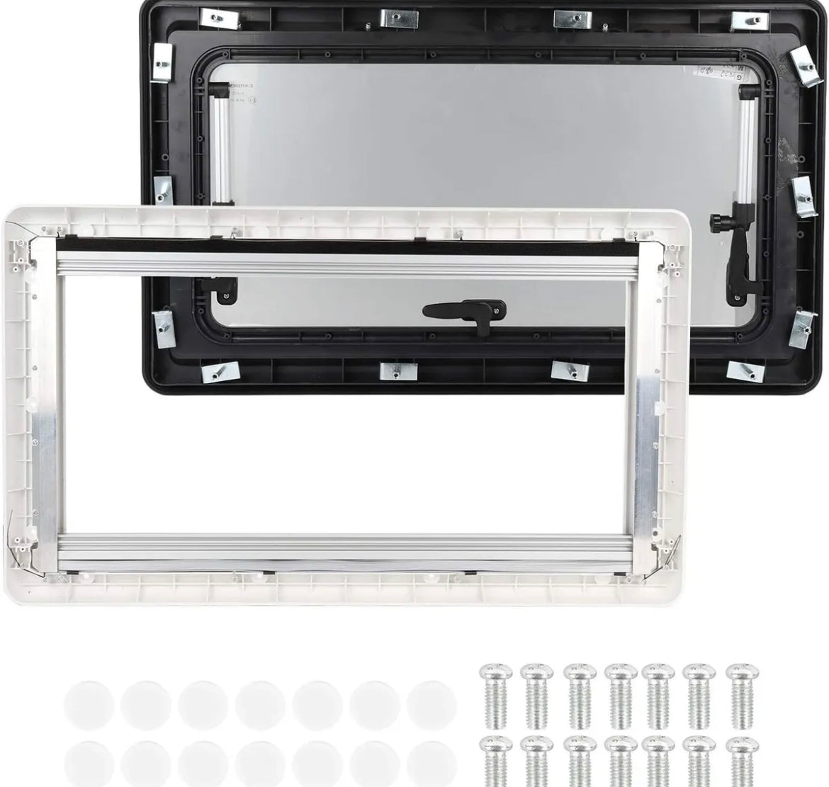 Ventana camper 700x400 mm CZ con oscurecedor y mosquitera
