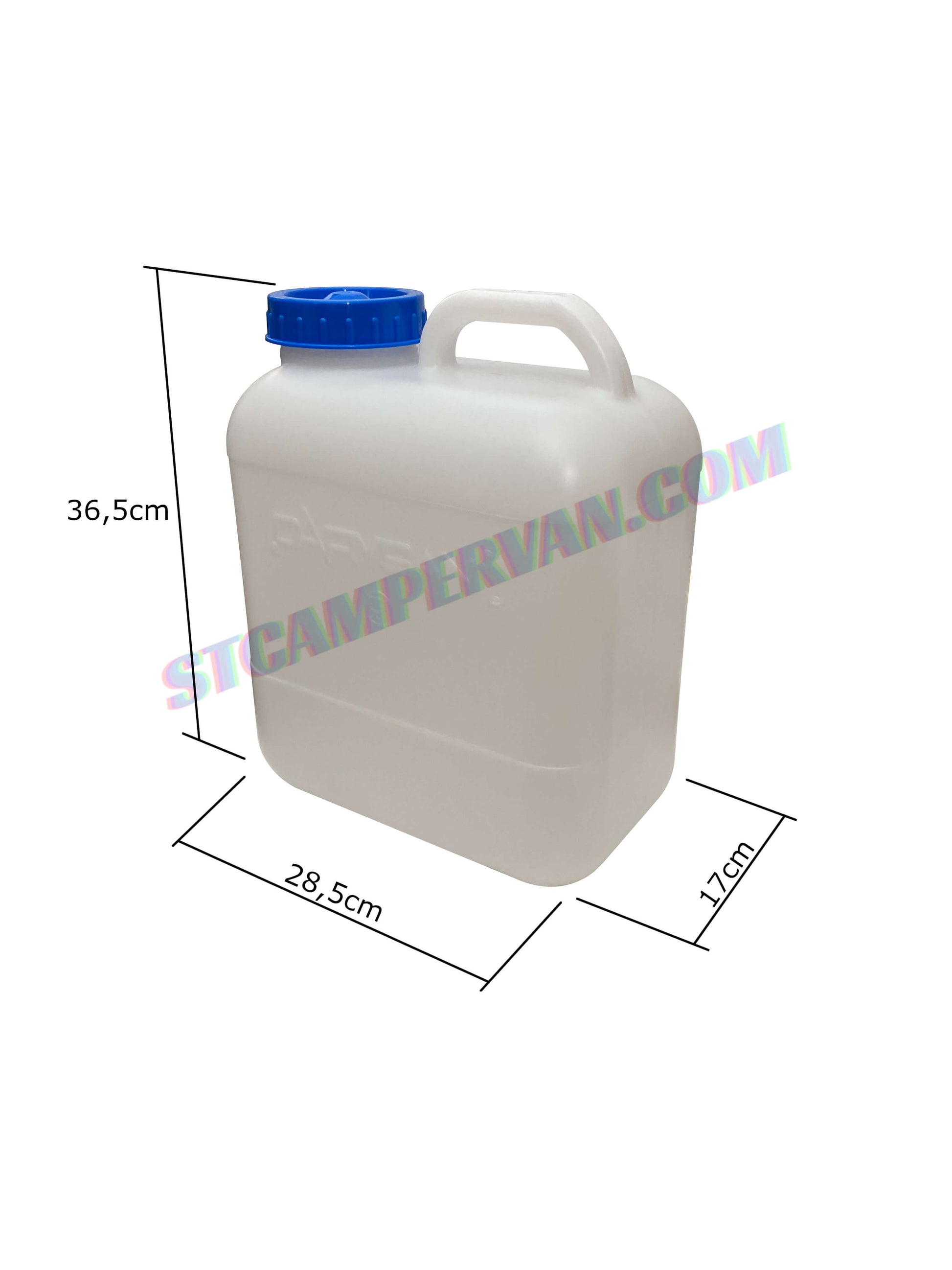 Bidón 13L alimentario con boca 80 mm DIN 96 para camper | STCampervan