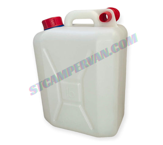 Bidón 15L polietileno alimentario vista frontal