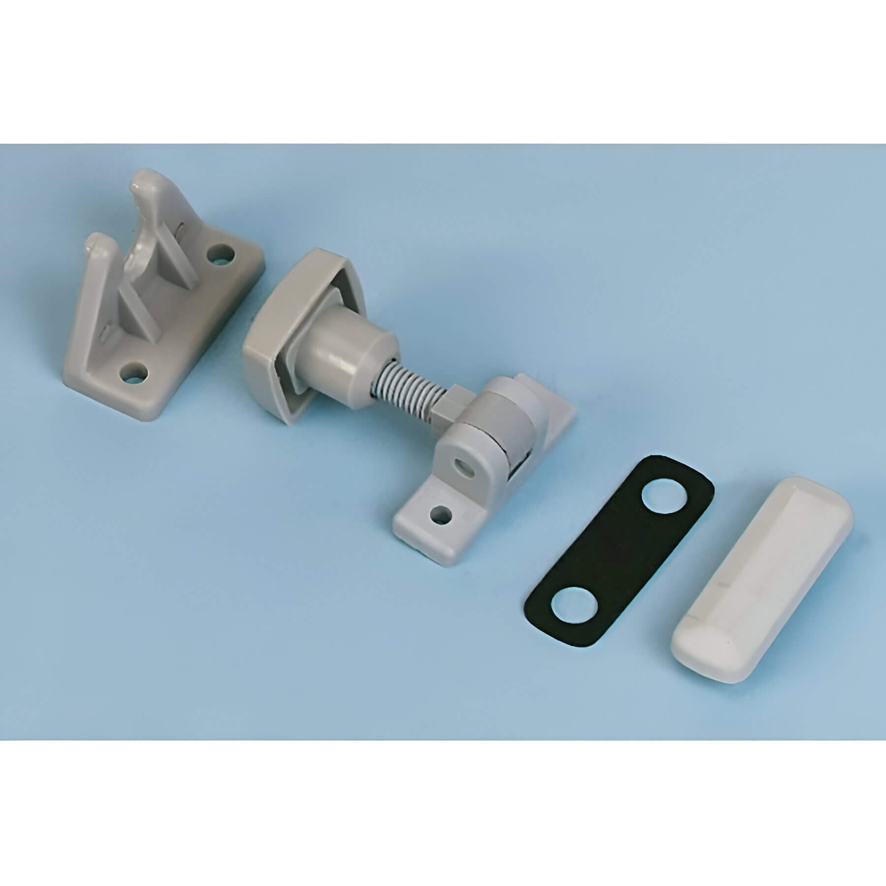 Cierre de ventana gris 30 mm para caravana o camper