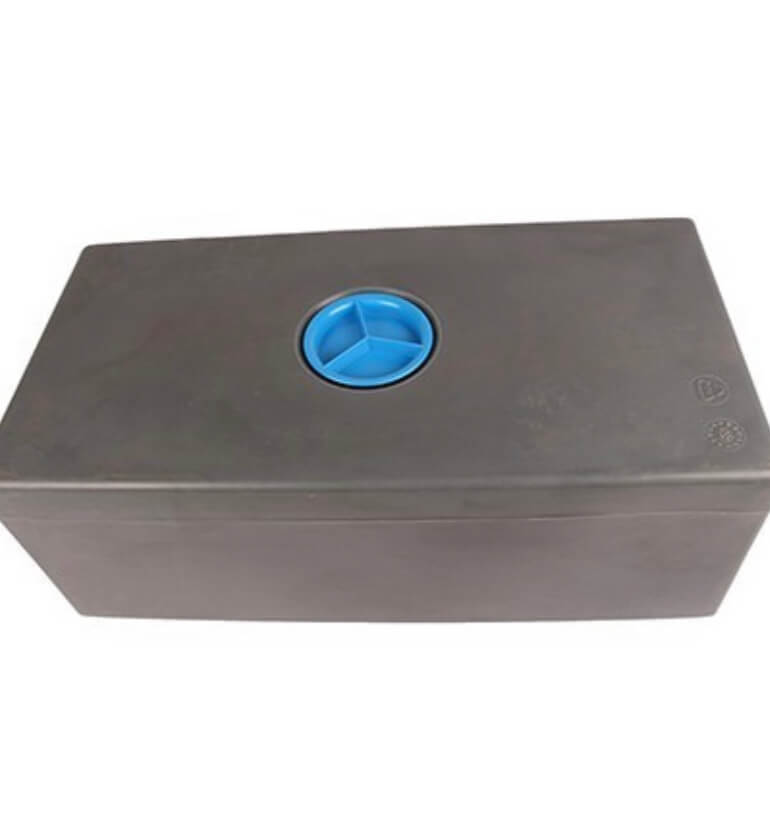 Tapa de registro de 130 mm con junta en depósito 43L