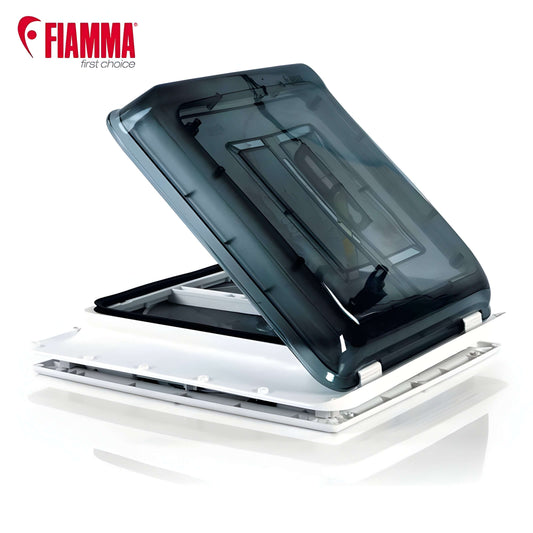 Fiamma Turbo Vent Crystal 40×40 12V con ventilador reversible | STCampervan