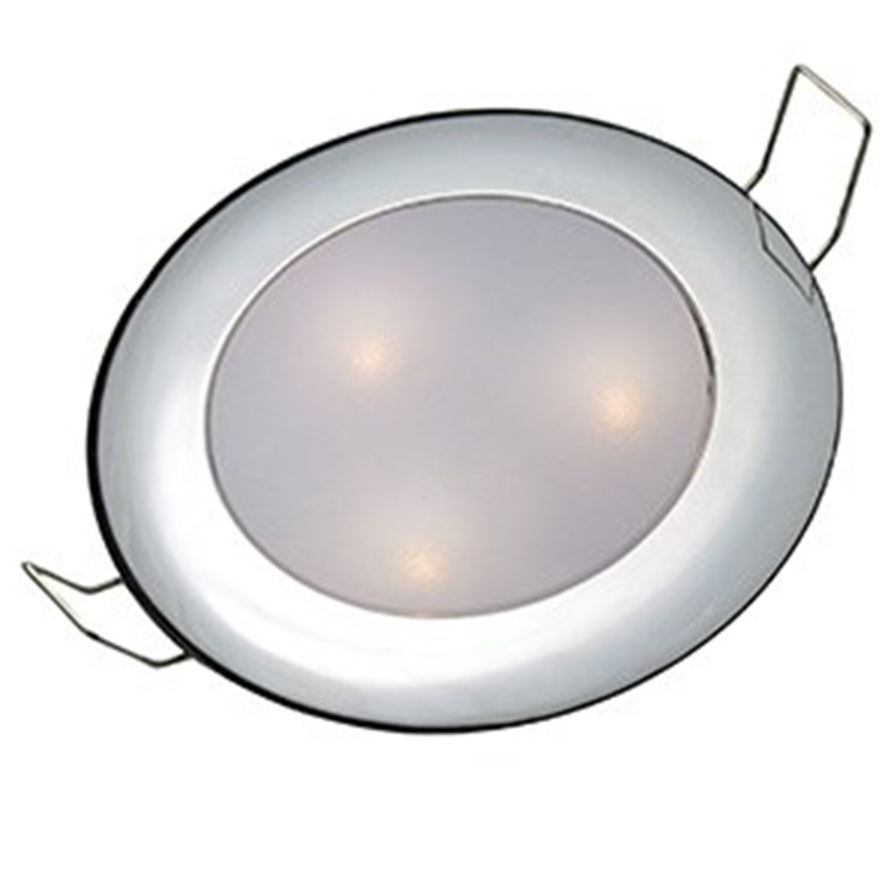 Foco LED empotrable 12 V cromado – 3 LED