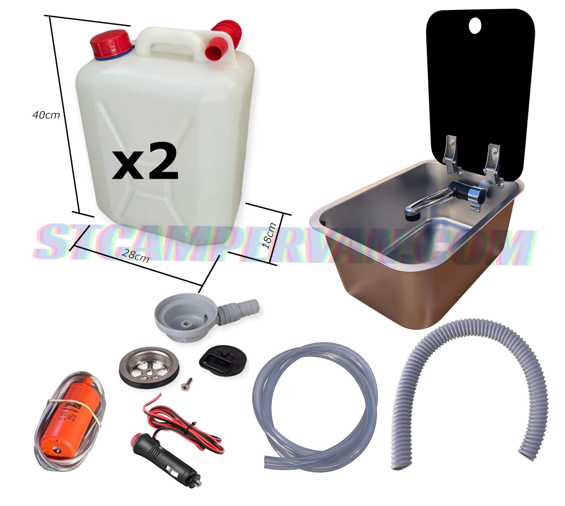 Tubo flexible para aguas grises 25–32 mm.