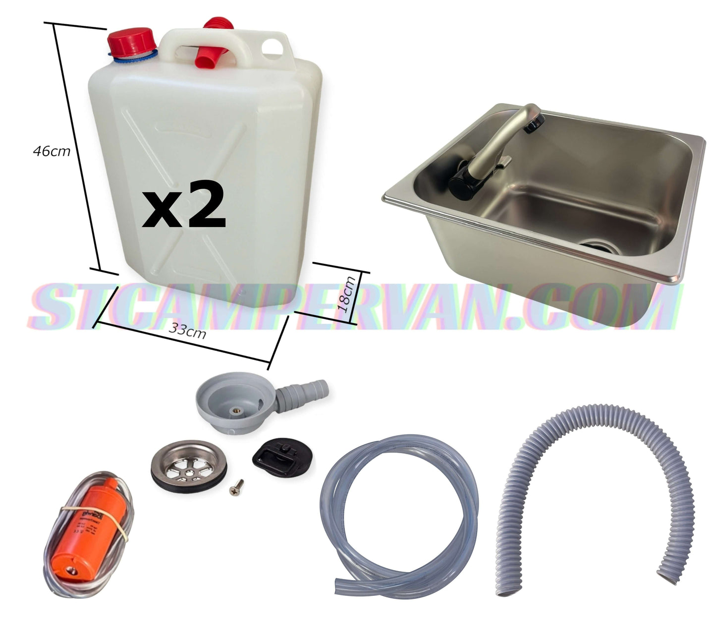 Kit cocina camper 26x32 listo para instalar con garrafas opcionales