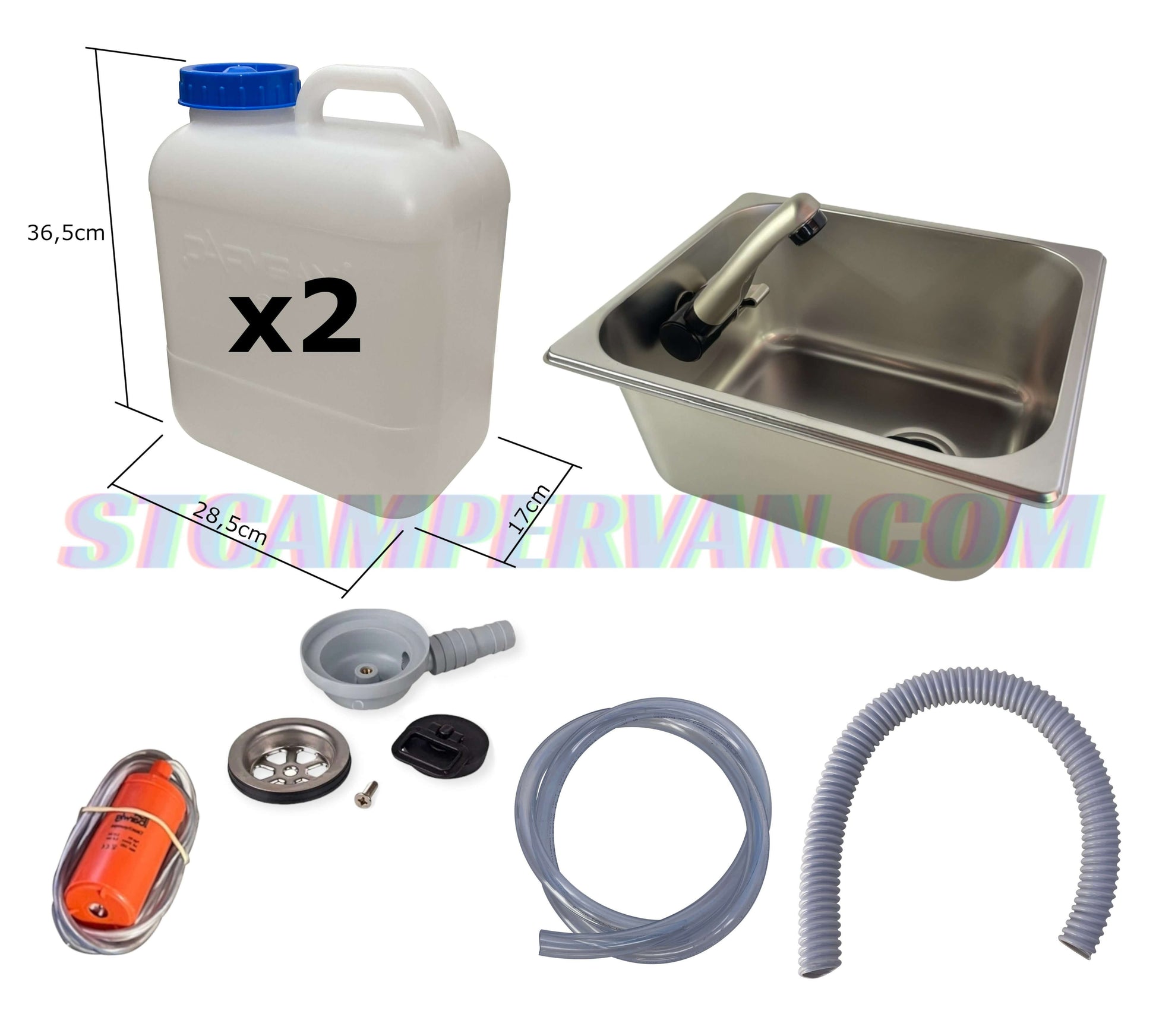 Medidas 26,5×32,5×15 cm del fregadero