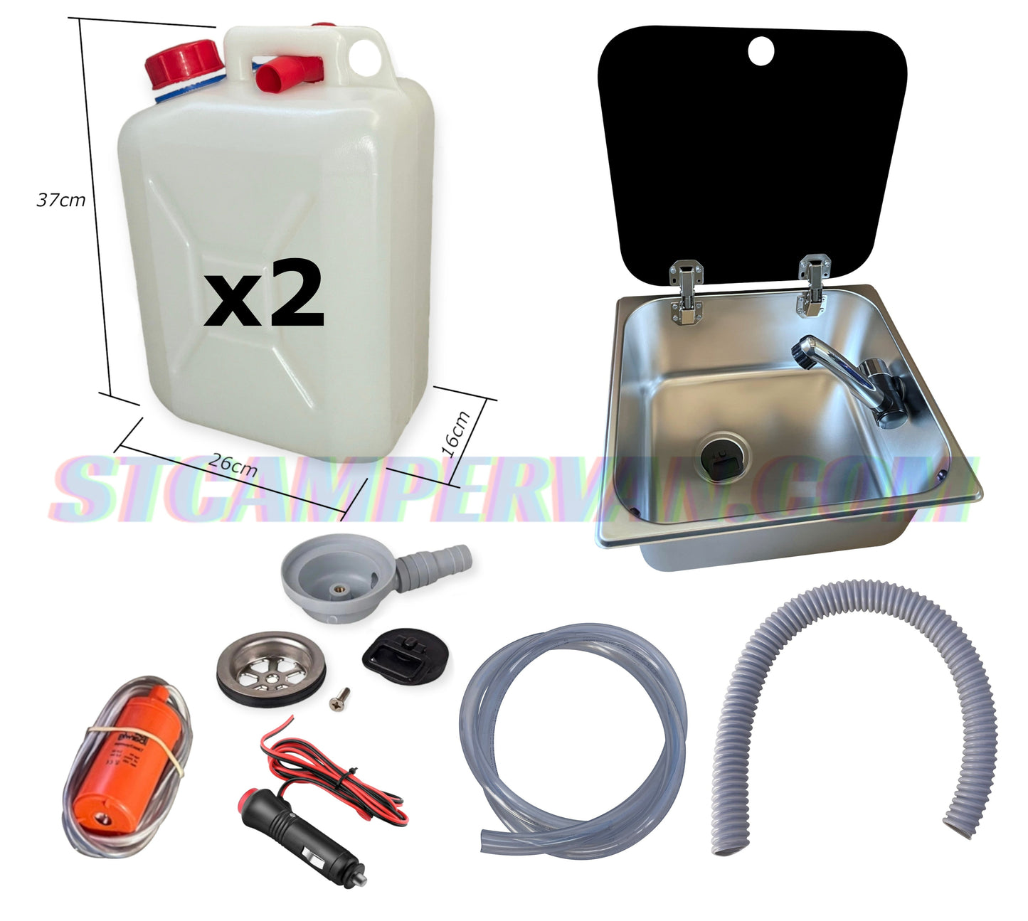 Kit instalación fregadero 32x35 autocaravana