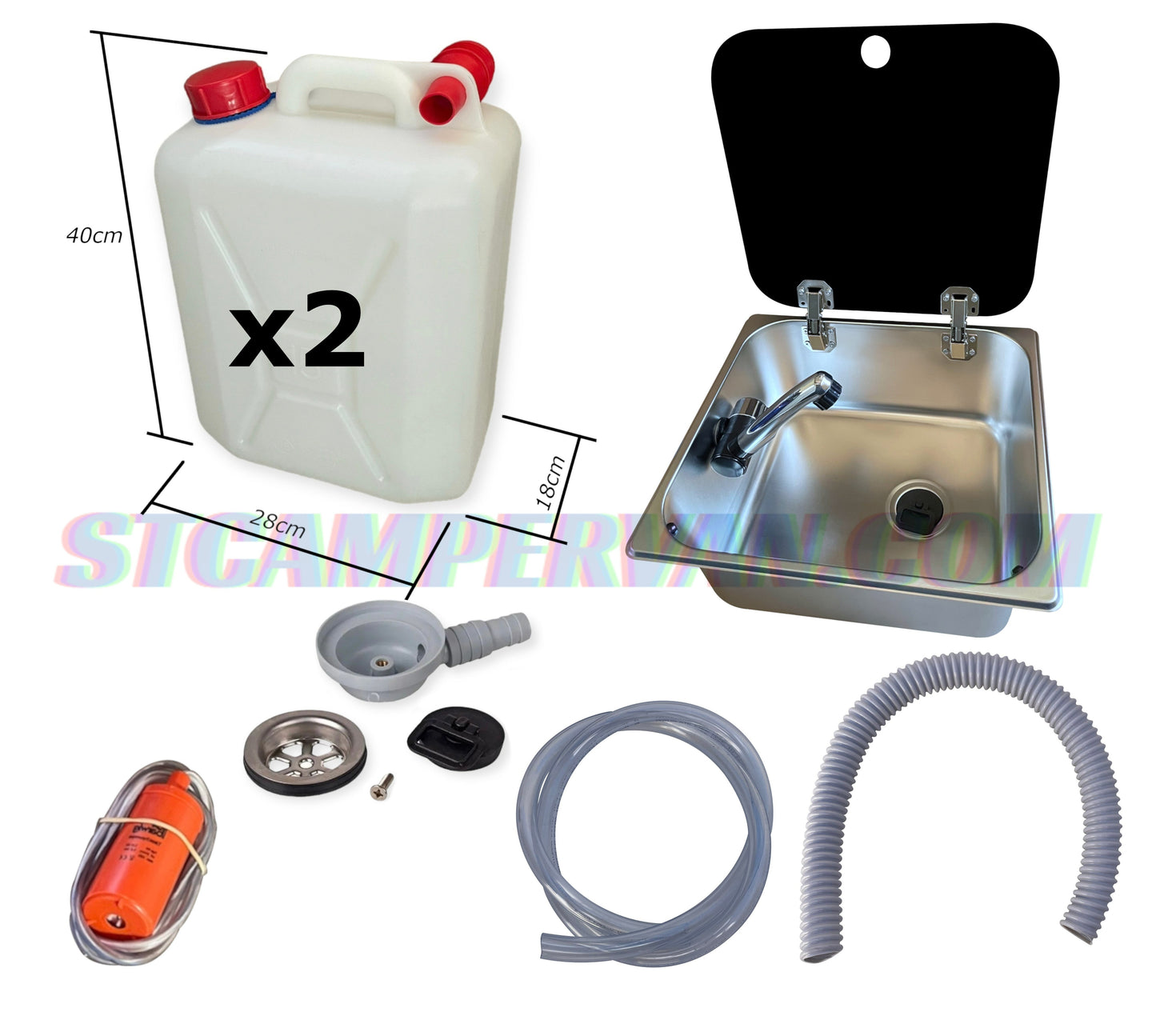 Kit instalación fregadero 32x35 autocaravana