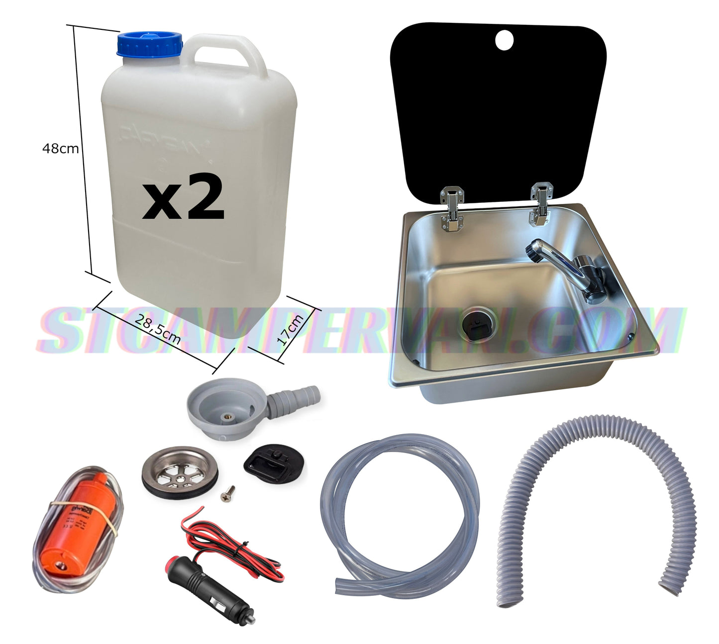 fregadero camper 12V