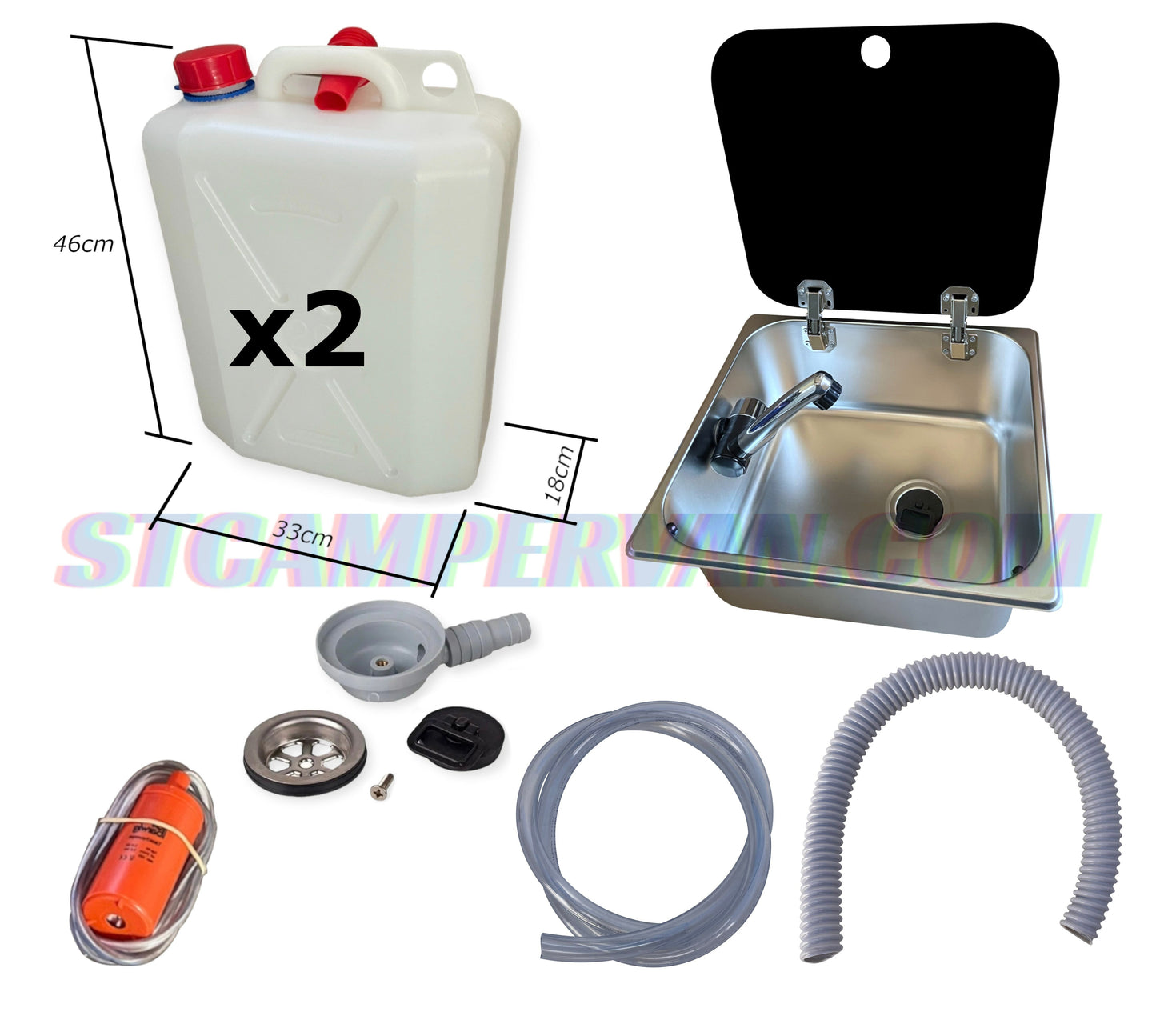 Kit instalación fregadero 32x35 autocaravana