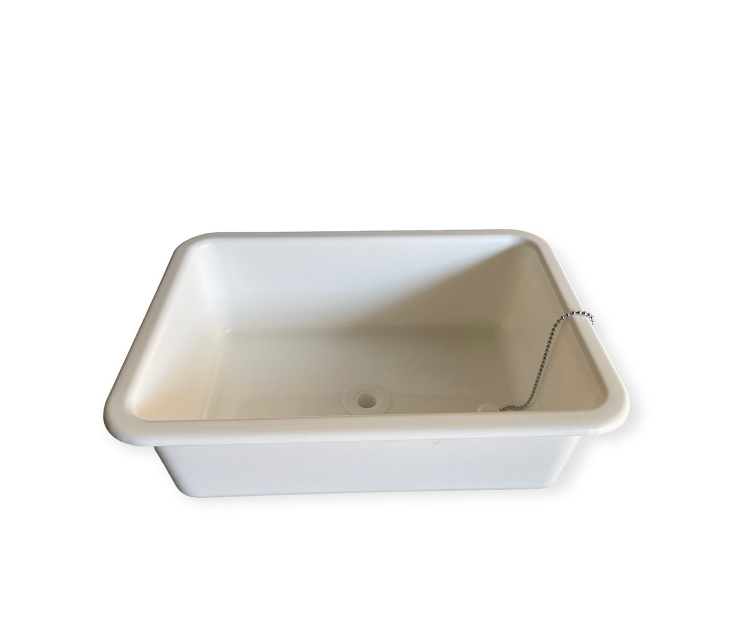 Lavabo rectangular 37x27 cm con desagüe 25 mm camper