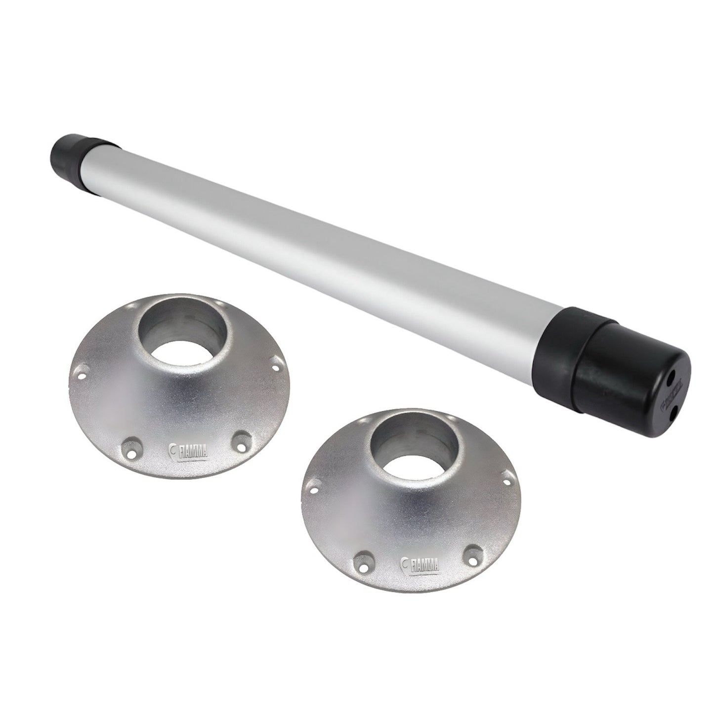 Pata extraíble Fiamma Tube Pro 70 cm con bases cónicas.