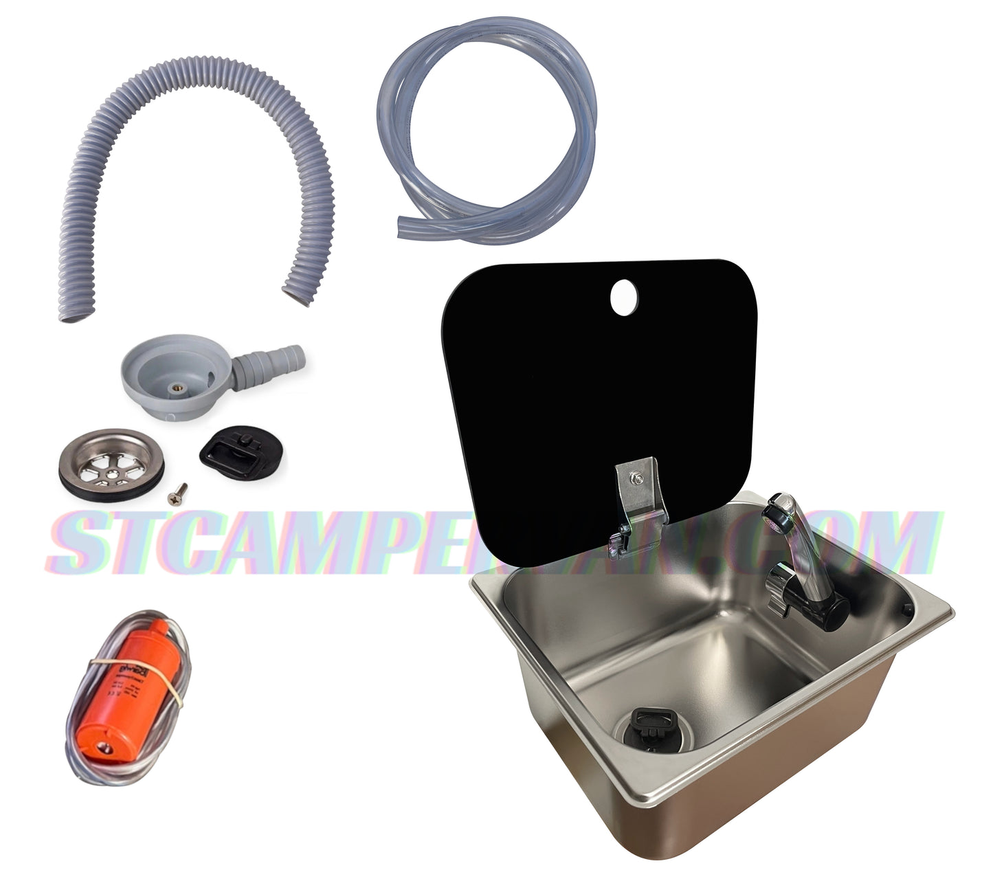 Kit fregadero camper 26x32 con tapa