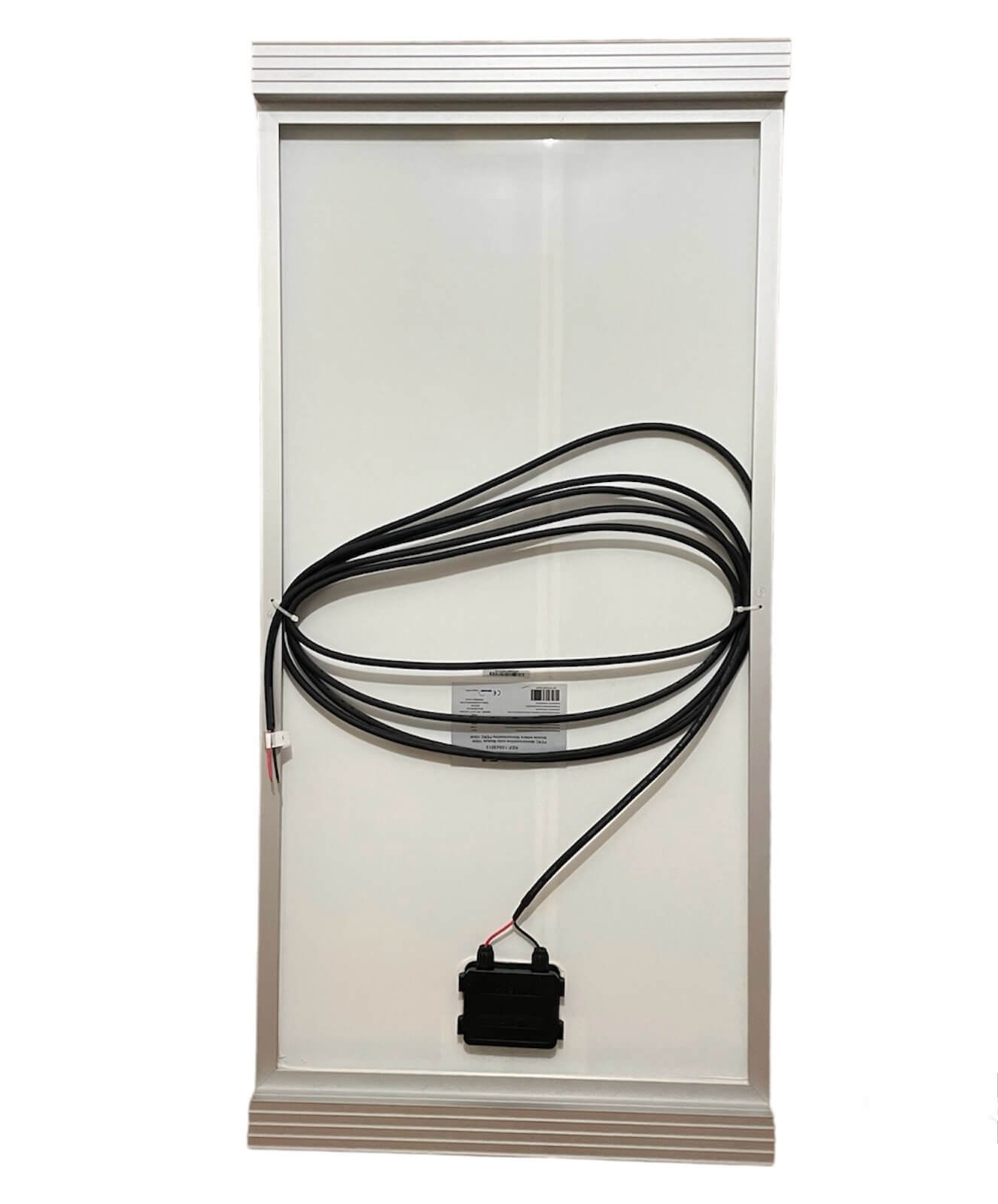 Detalle del panel solar monocristalino 100 W Vechline