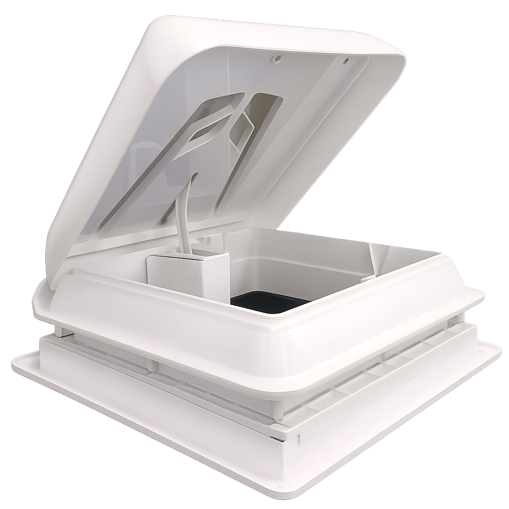 Claraboya Fiamma Vent 28F blanca 28x28 con mosquitera camper