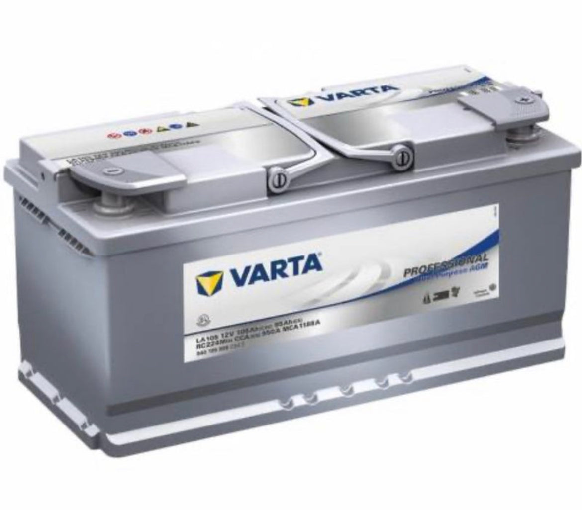 Batería AGM Varta 95Ah 12V para camper y autocaravana