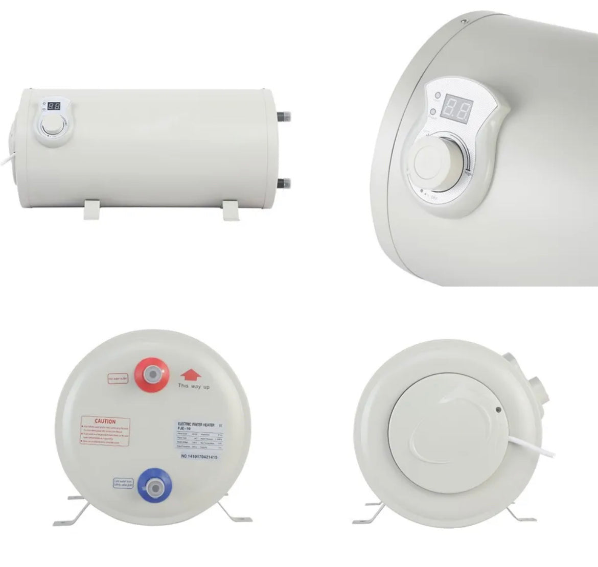 Calentador agua 15L camper 12v