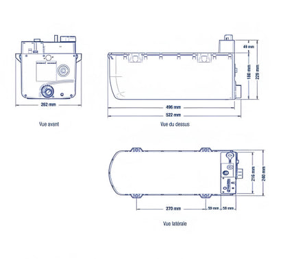 Calentador gas whale expanse 8l interior