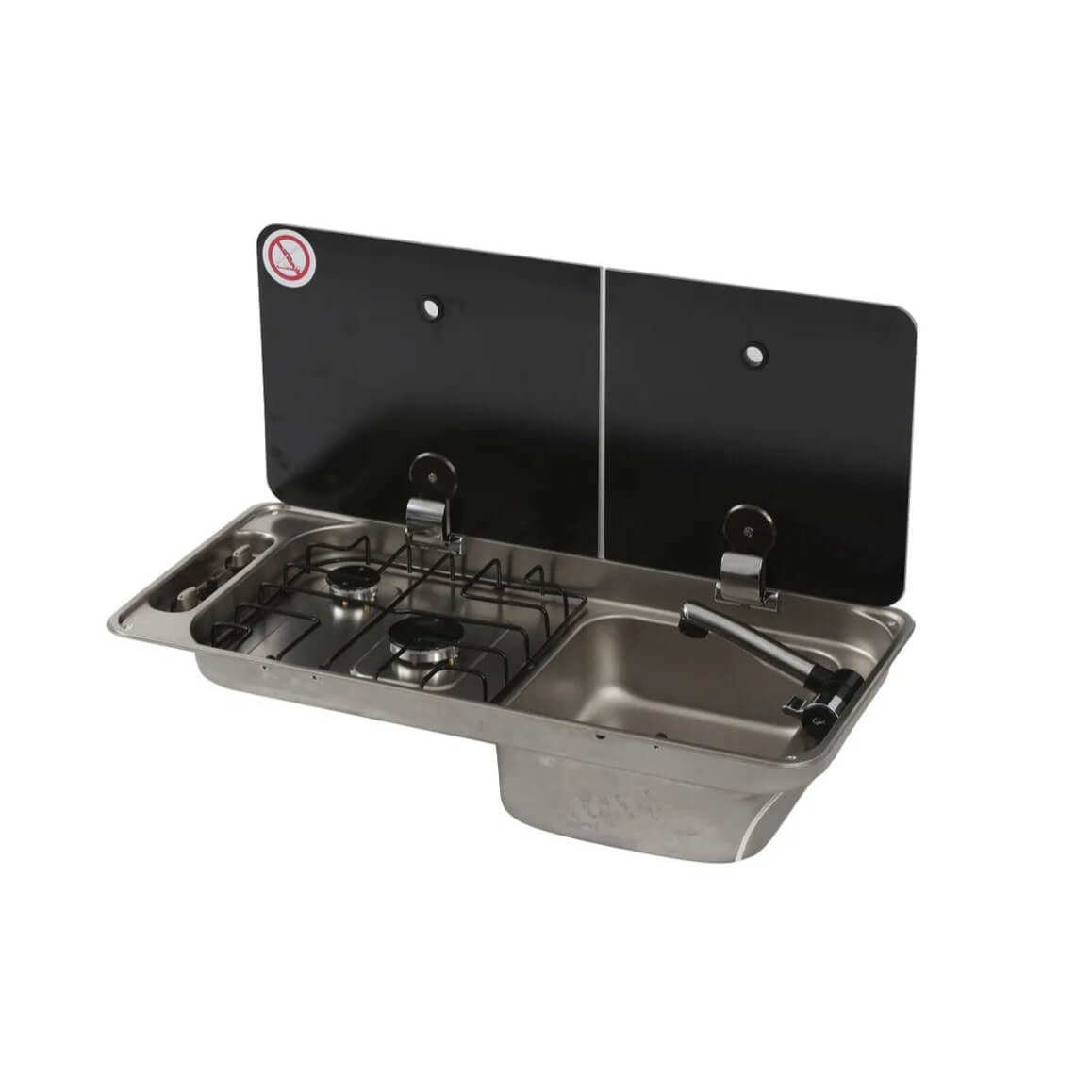 Cocina fregadero 2 fuegos Can FL1401 camper