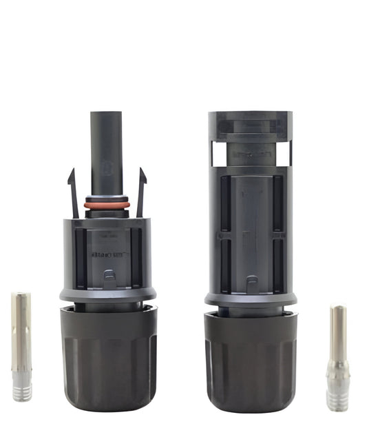 Conector MC4 macho y hembra para cable solar 6 mm²