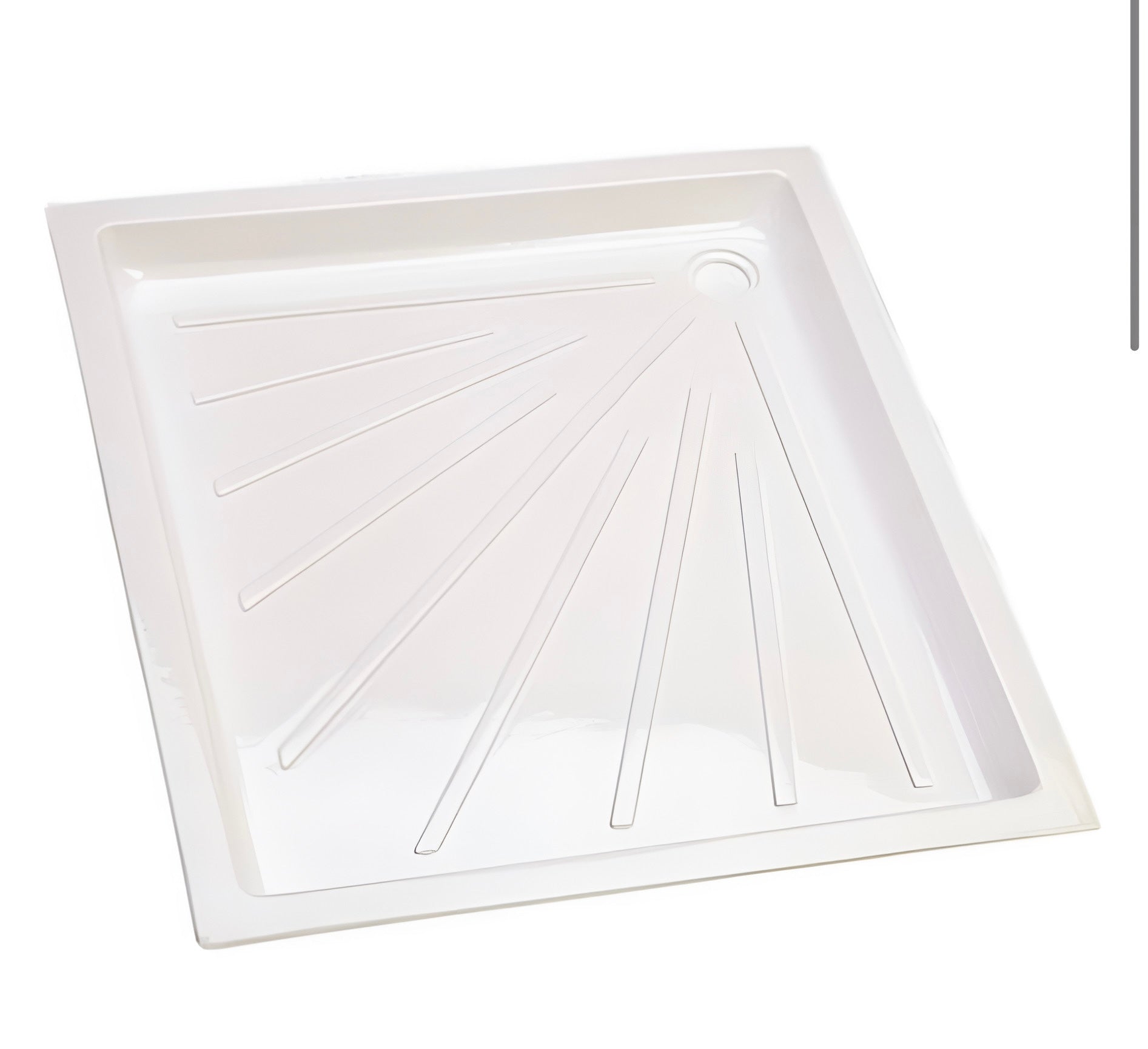 Plato de ducha camper blanco 725 x 680 mm