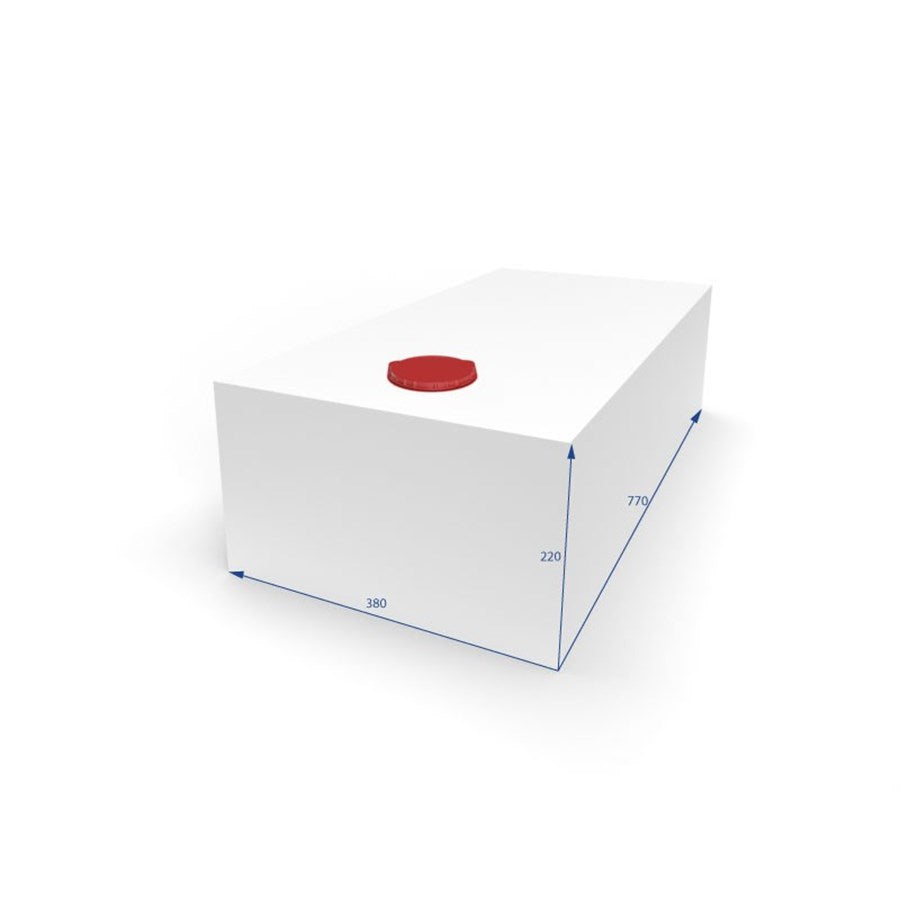 Depósito 64L agua limpia/sucia 77x38x22 camper