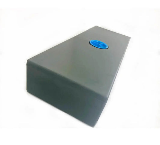 Depósito agua 80L 1060x400x200 gris oscuro camperDepósito agua 80L 1060x400x200 gris oscuro camper