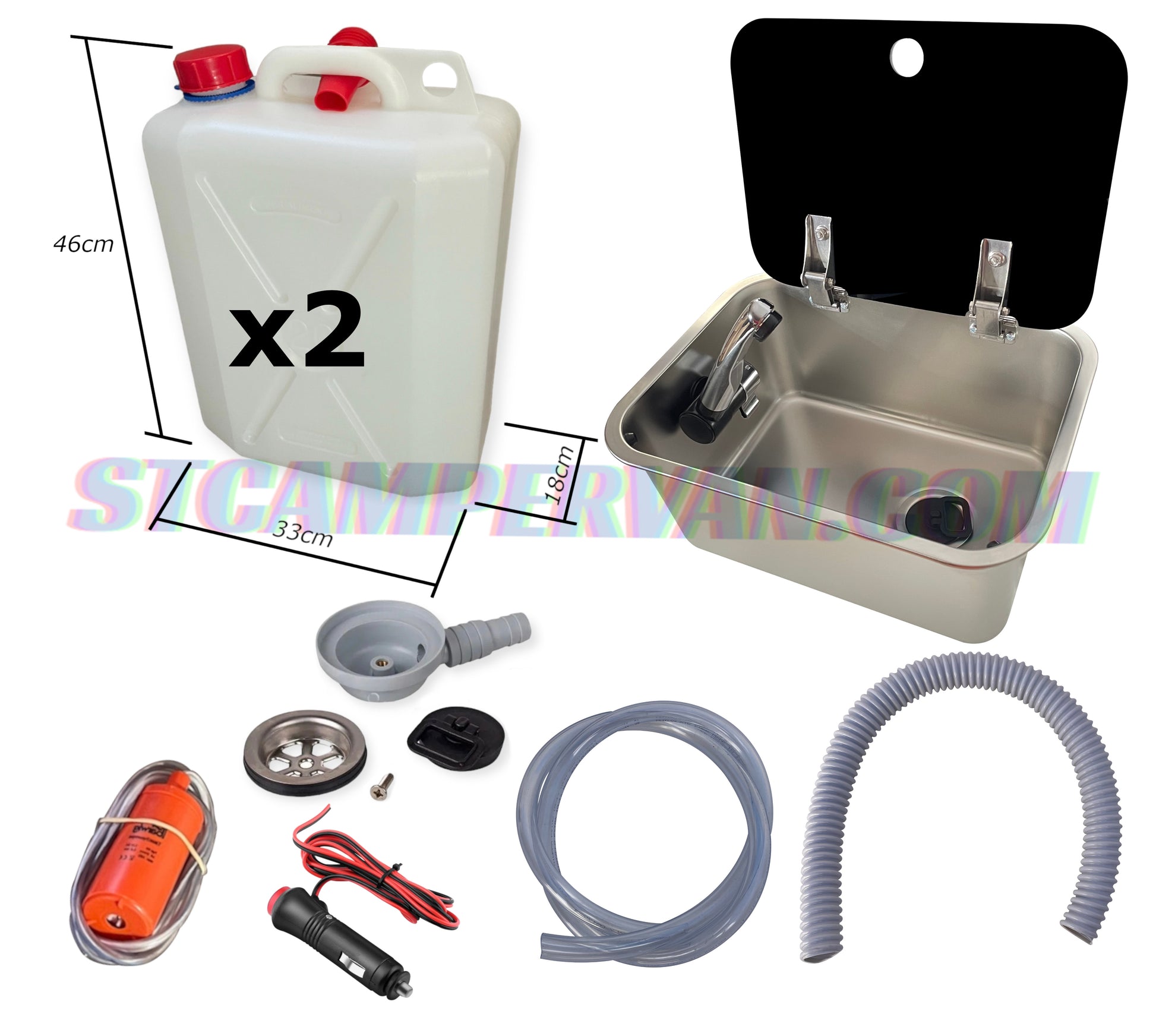 El kit fregadero camper 27x36 con tapa