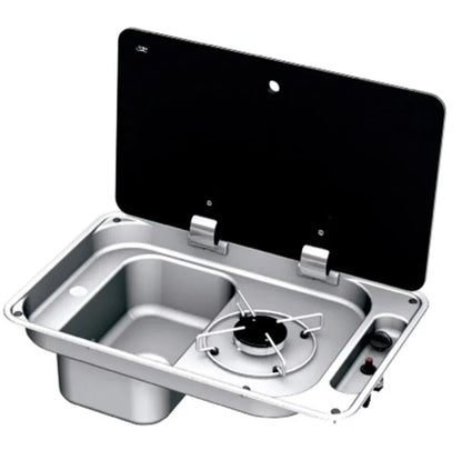 Fregadero cocina 1 fuego acero inoxidable Can