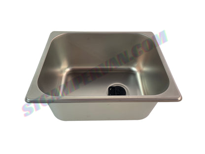 Fregadero pequeño 26x32 con tapa para camper y caravana