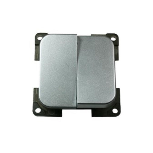 Interruptor 12V Doble color plata camper