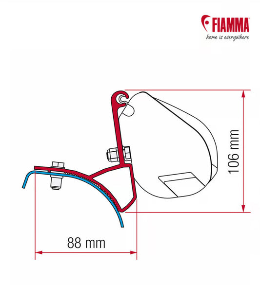 Kit anclaje F35 Pro Renault Trafic Vivaro