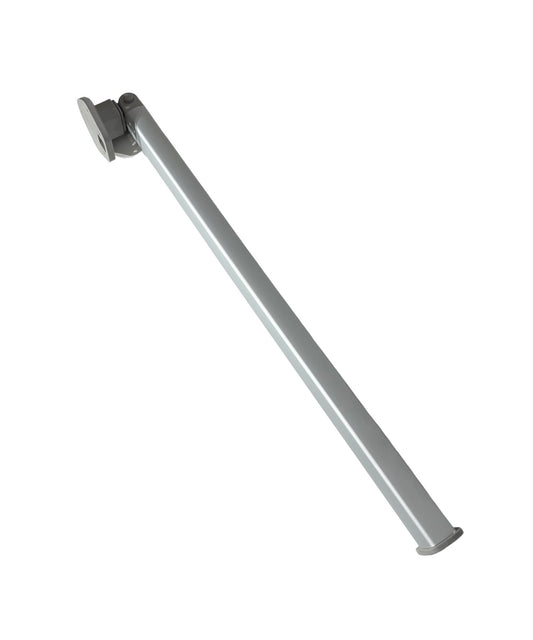 Pata mesa plegable aluminio 72 cm gris para camper.