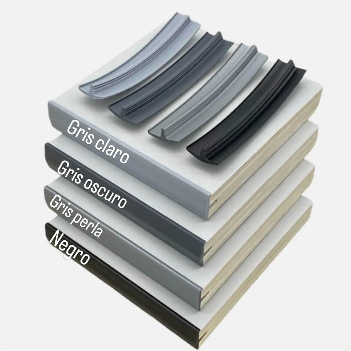 Detalle de la espiga y la aleta del canto en T 15–16 mm.