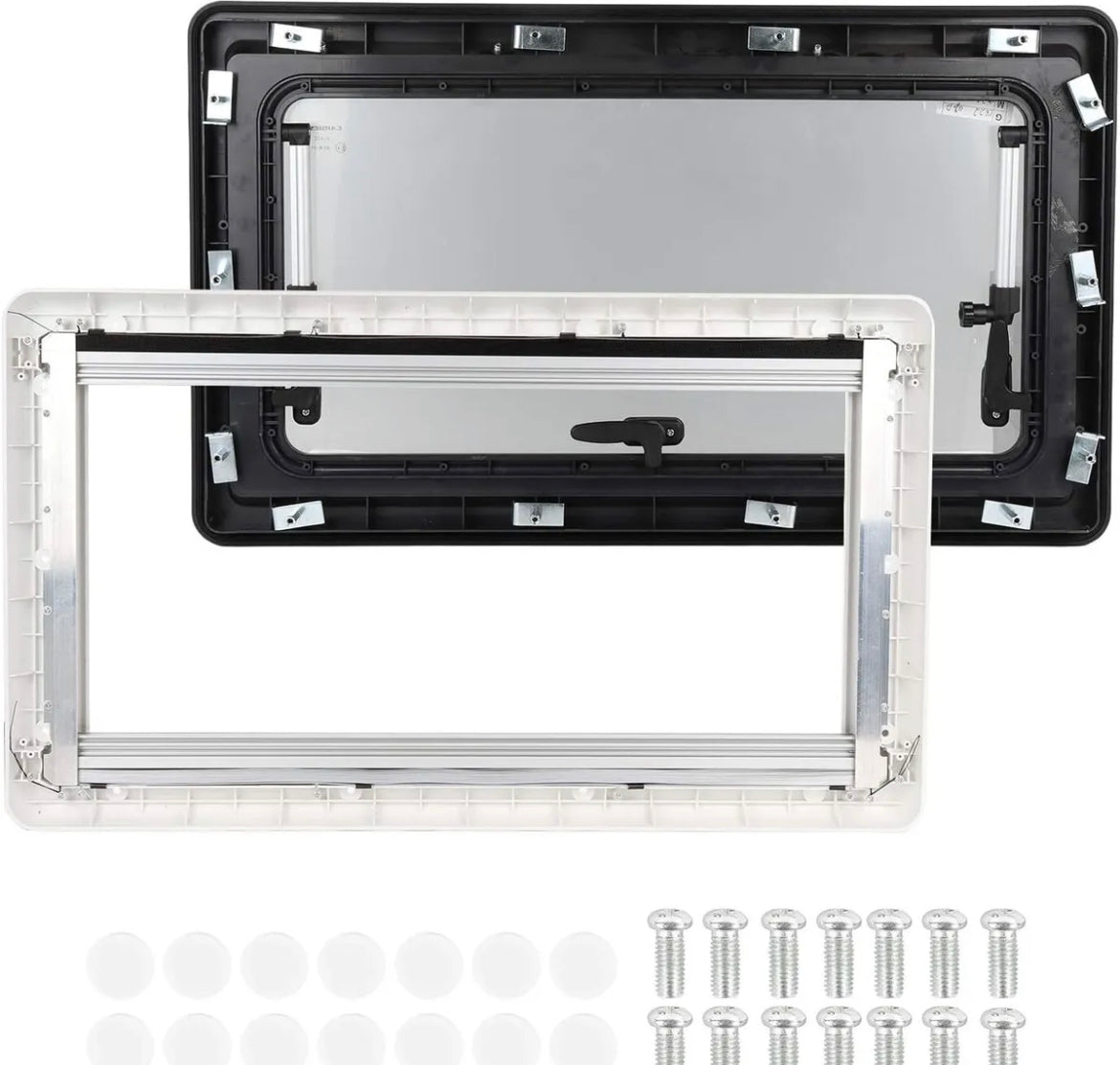 Ventana abatible homologada 43R 900x450 camper