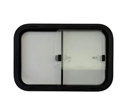 Ventana corredera pequeña para furgoneta camper.