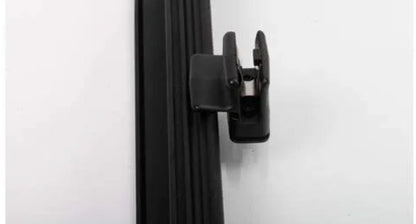 Ventana doble cristal aluminio negro APSYS caravana.