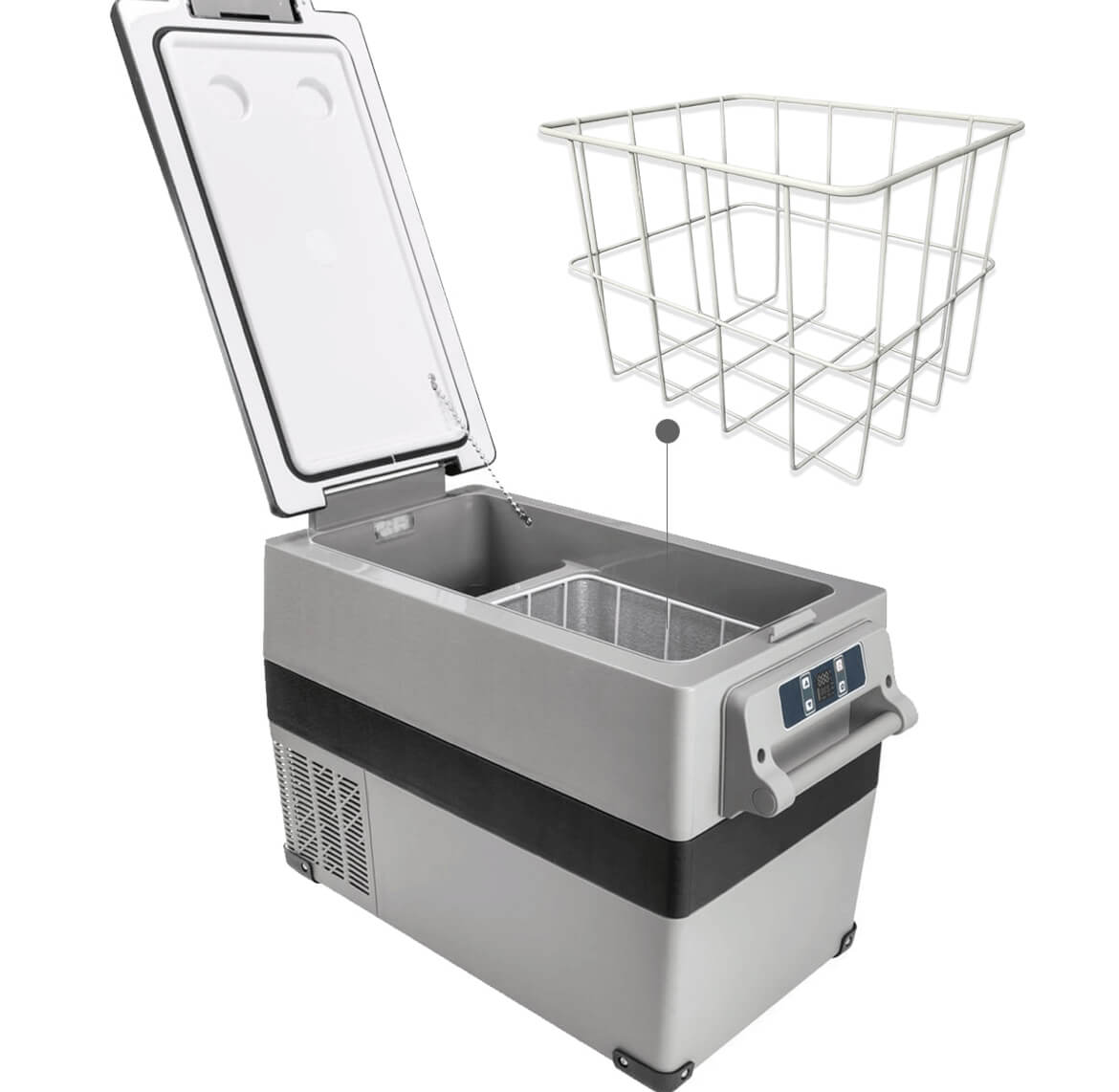 Alpicool CF45 instalada en mueble de camper 12 V.