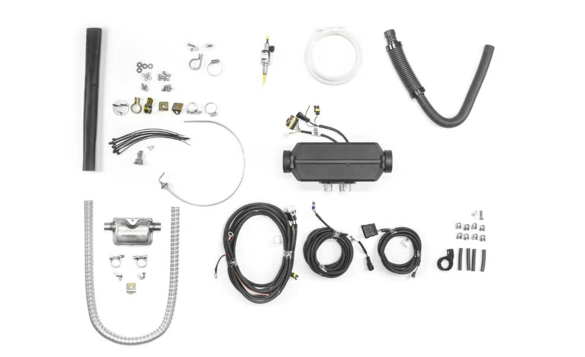 Dimensiones compactas de la calefacción Autoterm Air 2D