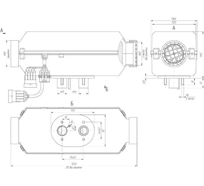 Detalle del mando digital OLED de Autoterm Air 2D