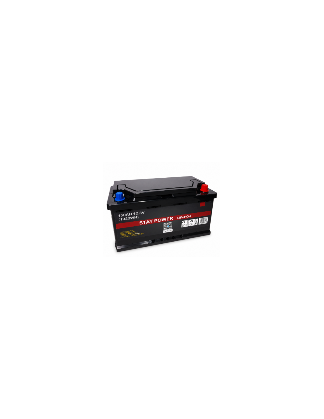 Batería de Litio Stay Power LiFePO4 150Ah Bluetooth Mejorada | 12V